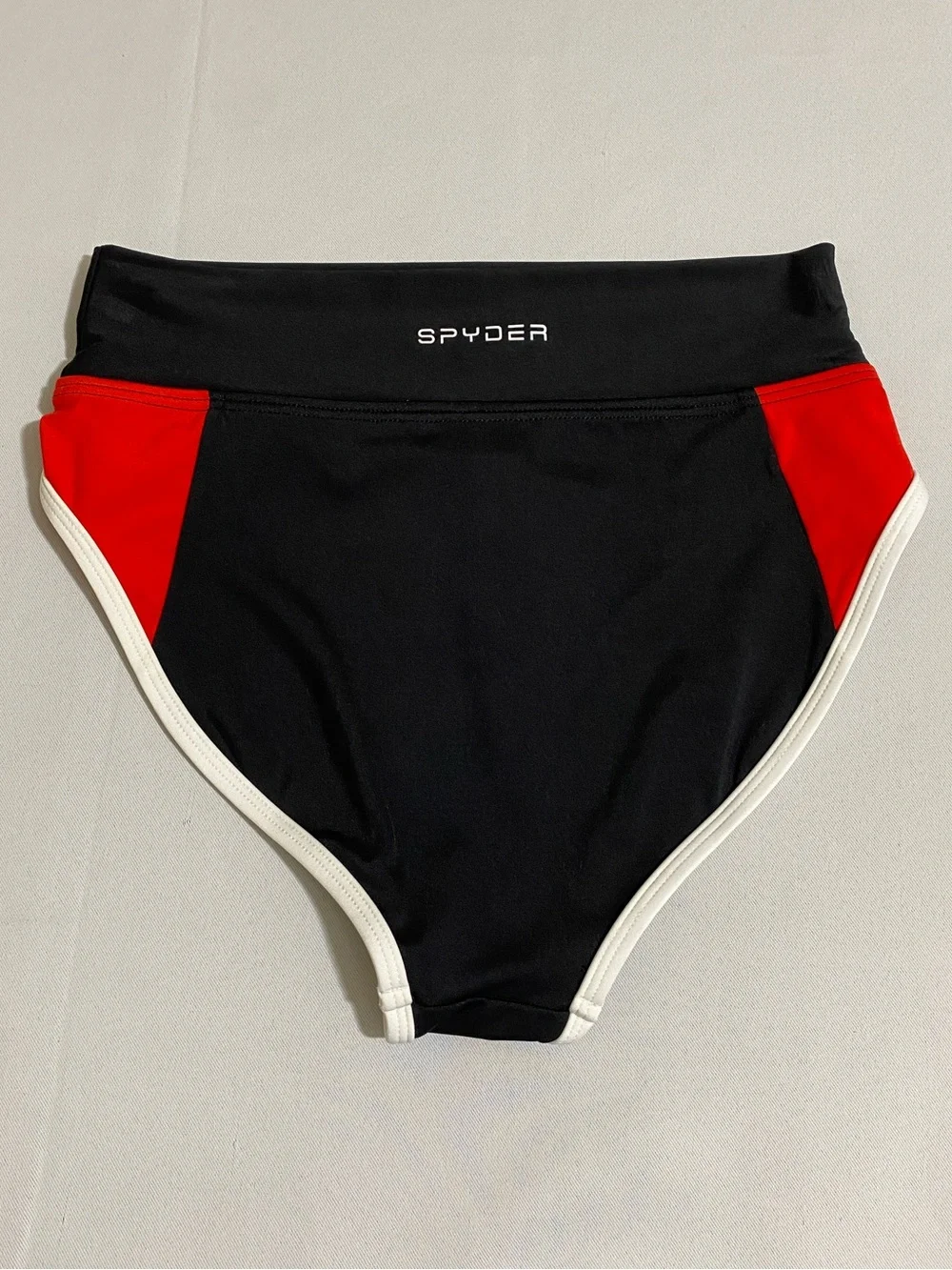 SPYDER Athletic-Style Hi-Rise Bikini Bottom Women's Size S